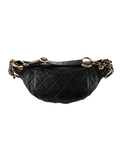 chanel all about chains waist bag